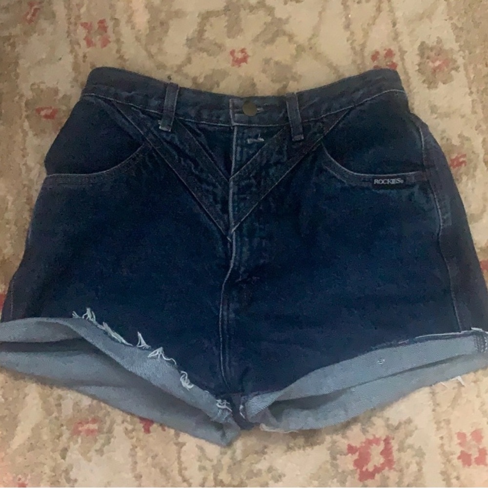 Rockies Women's Dark Blue Jean Shorts